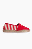 Alpargata CAMPING PLANO rojo