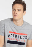 CAMISETA PRINT FLOCADO