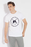 Camiseta CIRCLE HELMET Blanco