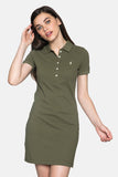 Vestido MISS RIGBY Kaki