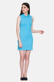 Vestido MISS RIGBY Azul sin mangas