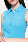 Vestido MISS RIGBY Azul sin mangas