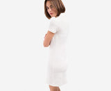 Vestido piqué MISS RIGBY GO Crudo