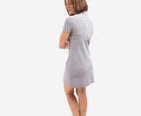 Vestido piqué MISS RIGBY GO Gris Vigoré