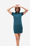 Vestido piqué MISS RIGBY GO Verde