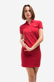 Vestido piqué MISS RIGBY GO Rojo
