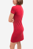 Vestido piqué MISS RIGBY GO Rojo