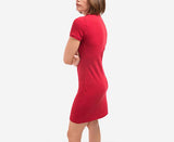 Vestido piqué MISS RIGBY GO Rojo